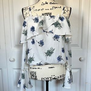 Floral Off-Shoulder Women's Top